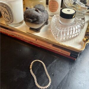 Elegant Gold and Silver Bracelet